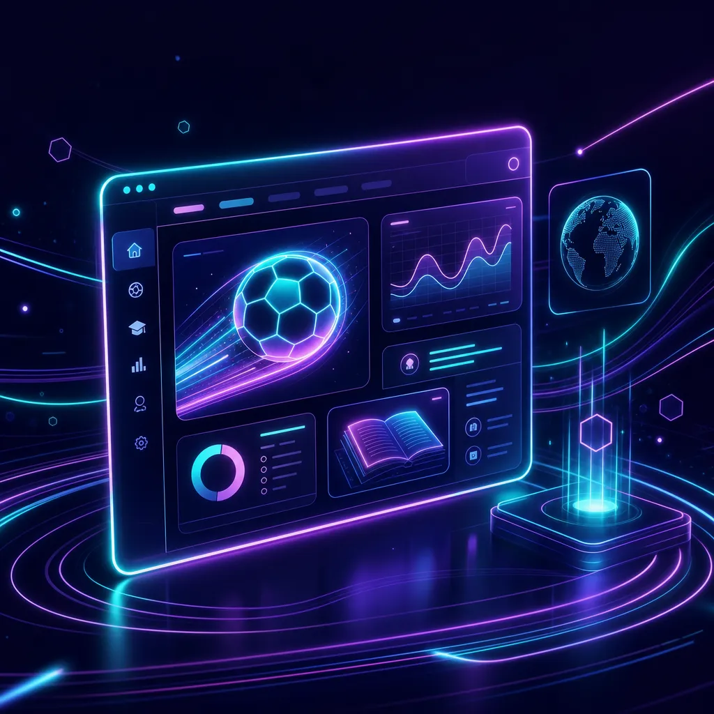 Visual teknologi interaktif antarmuka portal MASTERBOLA88
